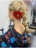 編みおろし成人式セットアップ　美由紀