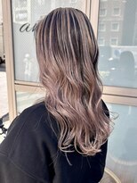 リル 人形町(RirE)&nbsp;ピンクベージュの立体バレイヤージュ