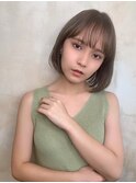 ミルクブラウン/ダークパープル/ナチュラルショート/夏/上尾