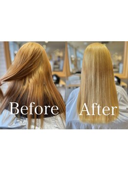 口コミ予約が増えている技術力と他では体験できない仕上がり☆癖が気になる季節の前にご相談ください。