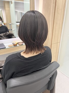 クシュ 本川越店(kusyu...) イメチェンホワイトブロンド外ハネボブ美髪ワイドバング韓国黒髪