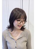 20代30代/こなれ外ハネ × アースカラー