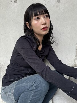 アンプル 天神店 ミディアム 暗色 アレンジ