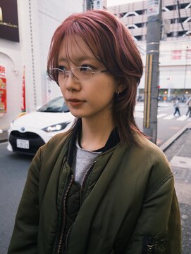 アイシー(I see) ピンクベージュ×ローライト#阿倍野#天王寺#ブリーチ