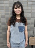 『long spiral perm』クセ毛風パーマ/ニュアンスパーマ