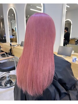 ジーナ 船橋(Zina) 髪質改善＊くびレイヤーピンクベージュ＊美髪【Zina船橋】