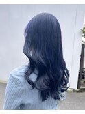 ダブルカラー/黒髪/ボブルフ/ネビージュ/原宿/前髪/韓国