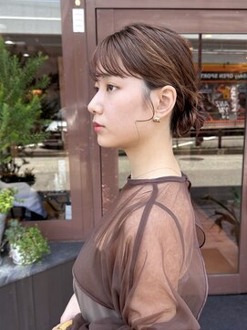 マッシュ アドベ 八戸ノ里(MASHU ADOBE) ゆるっとしたニュアンスヘアアレンジ