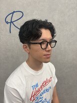 ローム 北花田店(Rome)&nbsp;センターパートミックスパーマ