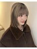 【新メニュー★】カット＋透明感カラー＋縮毛矯正　￥23650