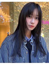 《面ながの方におススメ》広めのレイヤーカット/シースルーバング◎