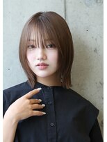 ソロ(soLo)&nbsp;小顔レイヤーボブ/髪質改善/艶カラー【染谷】