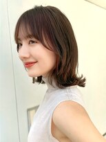 レディ 表参道(Lady)&nbsp;くびれボブくびれヘア顔周りカット外ハネボブレイヤーボブロブ