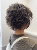大人ショートパーマ