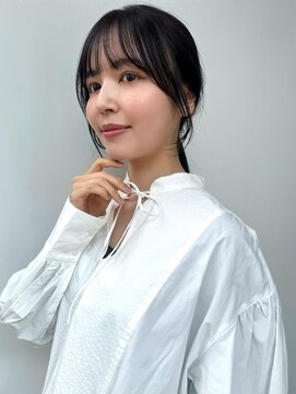 ベル 銀座5丁目店(Belle) 結んで可愛い顔まわりカット＊