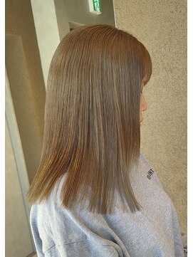 サロウィン 鹿児島天文館店(SALOWIN) 1ブリーチでできるミルクティー