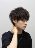 ◎黒髪OK！束感ミニショートウルフで小顔効果