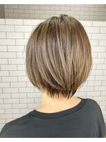 ルーナヘアー(LUNA hair)&nbsp;大人可愛いレイヤーボブ マロンブラウン 20代30代40代50代60代