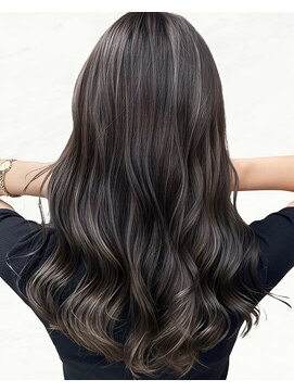 エジョン 八幡山店(Aejon) 八幡山大人レイヤーカット白髪ぼかし脱白髪染め40代50代60代