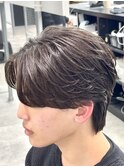 ナチュラルフェザーパーマセンターパート