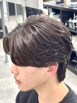 オーバル ジングウマエ(OVARL jingumae)&nbsp;ナチュラルフェザーパーマセンターパート