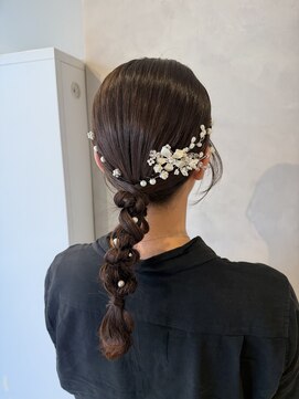 エイト ヘアサロン 渋谷本店(EIGHT) あみおろしアレンジ♪