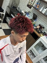 ヘアーメイク フィール ルア(FEEL Lua)&nbsp;レッド×スパイキーショート