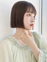 フォト 新宿三丁目(foto) 髪質改善縮毛矯正くびれレイヤー切りっぱなしボブ