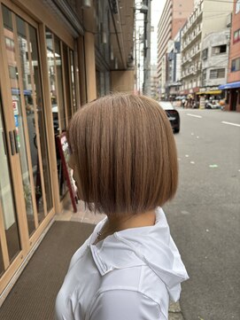 ドォート(Dote hair make) 【hidecolors】ケアブリーチ　ミルクティーベージュ