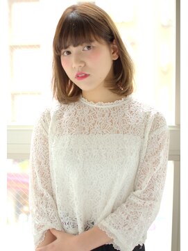 ミュージアム(MUSEUM) ■MUSEUM■重め前髪のクラシカルミディアム♪