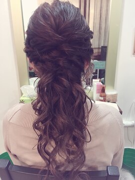 セットサロン カリーナ(carina) ハーフアップ