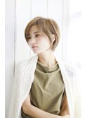 オン眉デザインカラー切りっぱなしボブ美髪マッシュウルフ/195