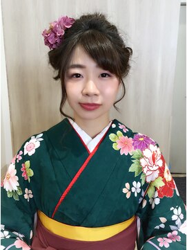 ヘアーアミューズ パール(Hair Amuse) 卒業式ヘアセット