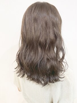 アールズ ヘアー(R s hair) ヌーディーベージュ×セミロング【R's hair yasu】