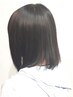 【ツヤ再生】　髪質改善エステ+似合せカット　（ショート～ミディアム）