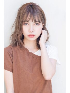 レニーバイエース(LANY by ACE) 【LANY 横浜】シースルーバング×ヌーディベージュ