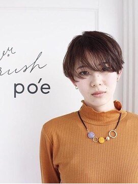 ラッシュ ポエ(rush po'e) ナチュラルショートボブ♪カット《八尾店》