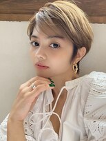 シークエンス 外苑前(SEAQUENCE)&nbsp;艶ボルドー大人ヘルシー[外苑前/髪質改善/白髪染め/ショート]