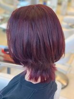 グランシュ 青葉台店(GranCieux)&nbsp;深みピンク×ウルフショートボブ