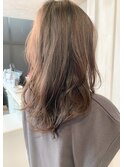 福山市 人気 艶 透明感カラー大人可愛いゆる巻き キャアリー