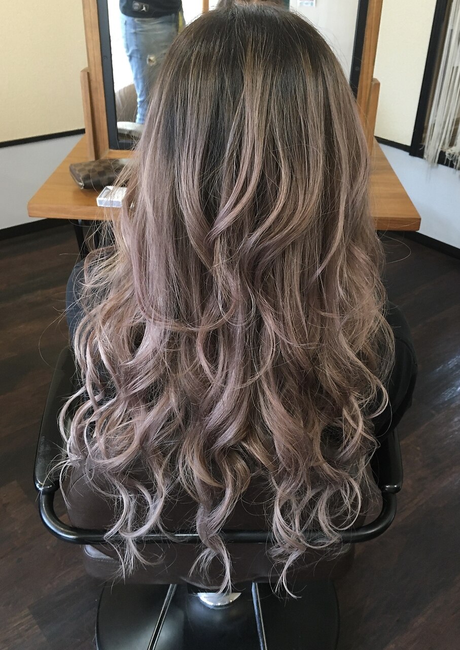 シールエクステ80本ホワイトシルバーでイメチェン｜ヘアーサロン