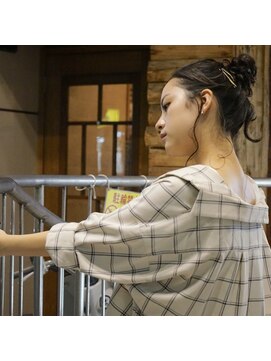 キーゴ 博多(KY-GO.) ルーズアレンジ×黒髪