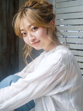 アイティー バイ アルバム 中野店(IT by ALBUM) お団子アレンジ_カーキグレージュマッシュショート_8500