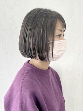 ザヘアメイクシェア(THE -HAIR MAKE SHARE-) オシャレさUP！切りっぱなしボブ