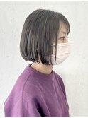 オシャレさUP!切りっぱなしボブ