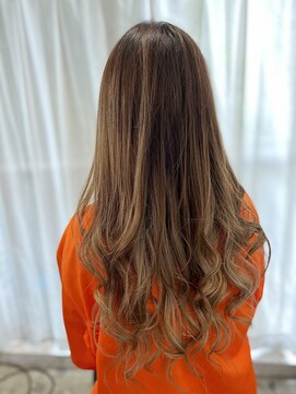 ツムグ 代官山店(TUMUGU) 脱白髪染めハイライトサンドベージュグレージュアッシュ