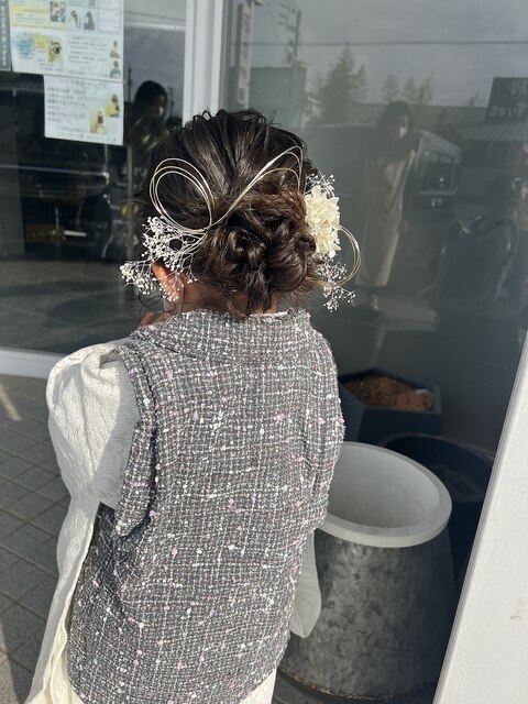 ３歳七五三ヘアセット