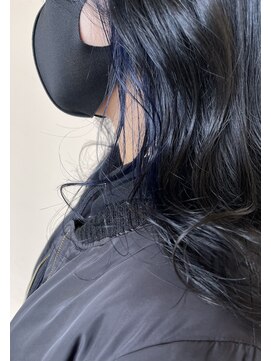 コンティバイミラートーク(CONTY by MIRROR TALK) ブリーチ履歴あり / ミディアム /ブルーブラック