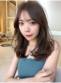 ワンカールで可愛い　レイヤーカット　サイドバング　顔まわり