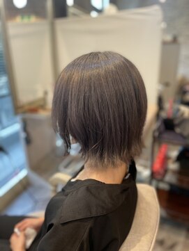 ヘアーリゾートガーデン 南柏店(Hair Resort Garden) 切りっぱなし×菱形レイヤー×グレージュカラー